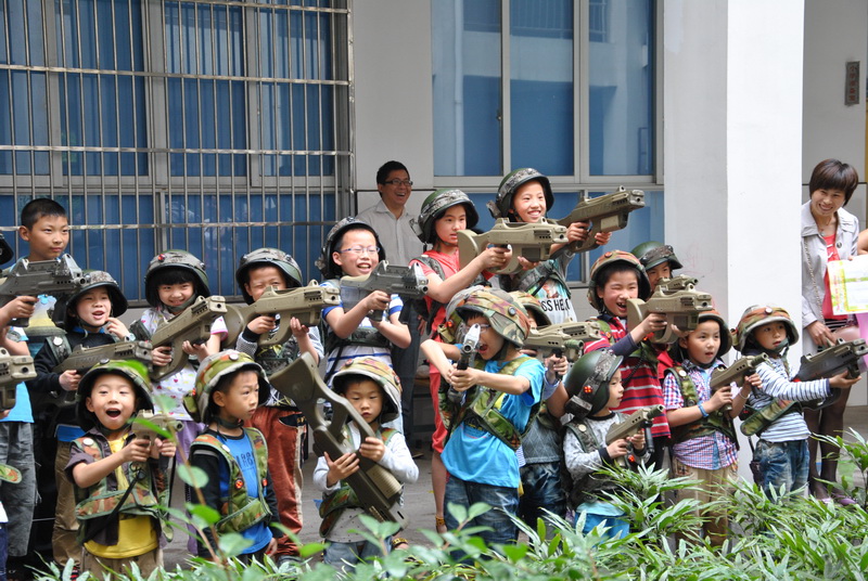 演習后快樂合影